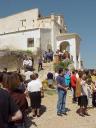 Quinto - Vista de la ermita de Bonastre en su d�a grande, Abril de 1999