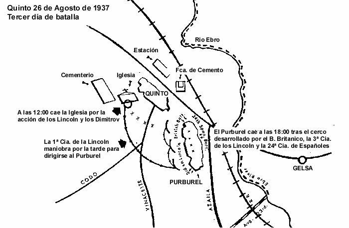 Quinto 26 de Agosto de 1936 Tercer da de Batalla