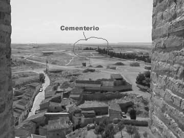 Cementerio visto desde la torre de la Iglesia