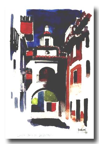 Ilustraci�n del Arco de San Ant�n