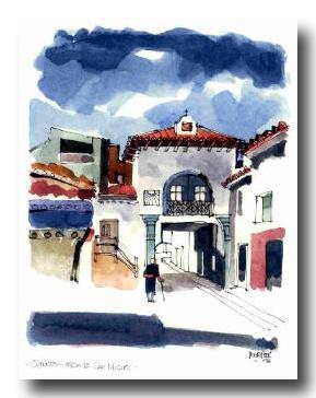 Ilustraci�n del Arco de San Roque