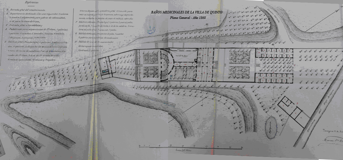 Plano del terreno y localizaci�n de los manantiales